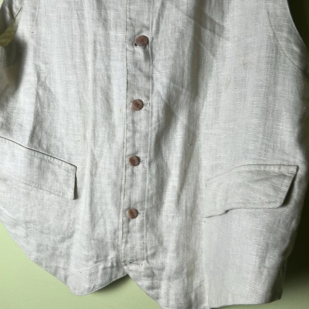 Joseph  ABBOUD  academic,Light tan Button-Up Vest